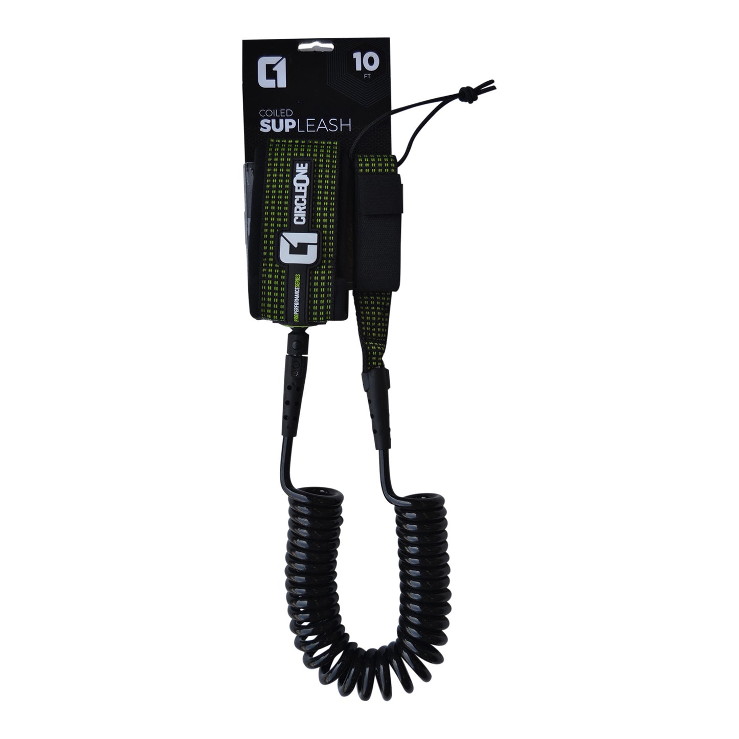 10′ Coiled SUP Knee/Ankle Leash | Funky Town Shop