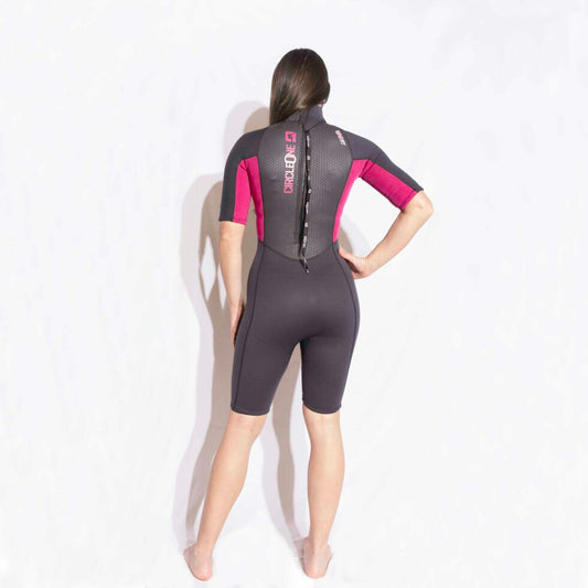Womens Summer Wetsuit 3/2mm FAZE Shorty | Funky Town Shop