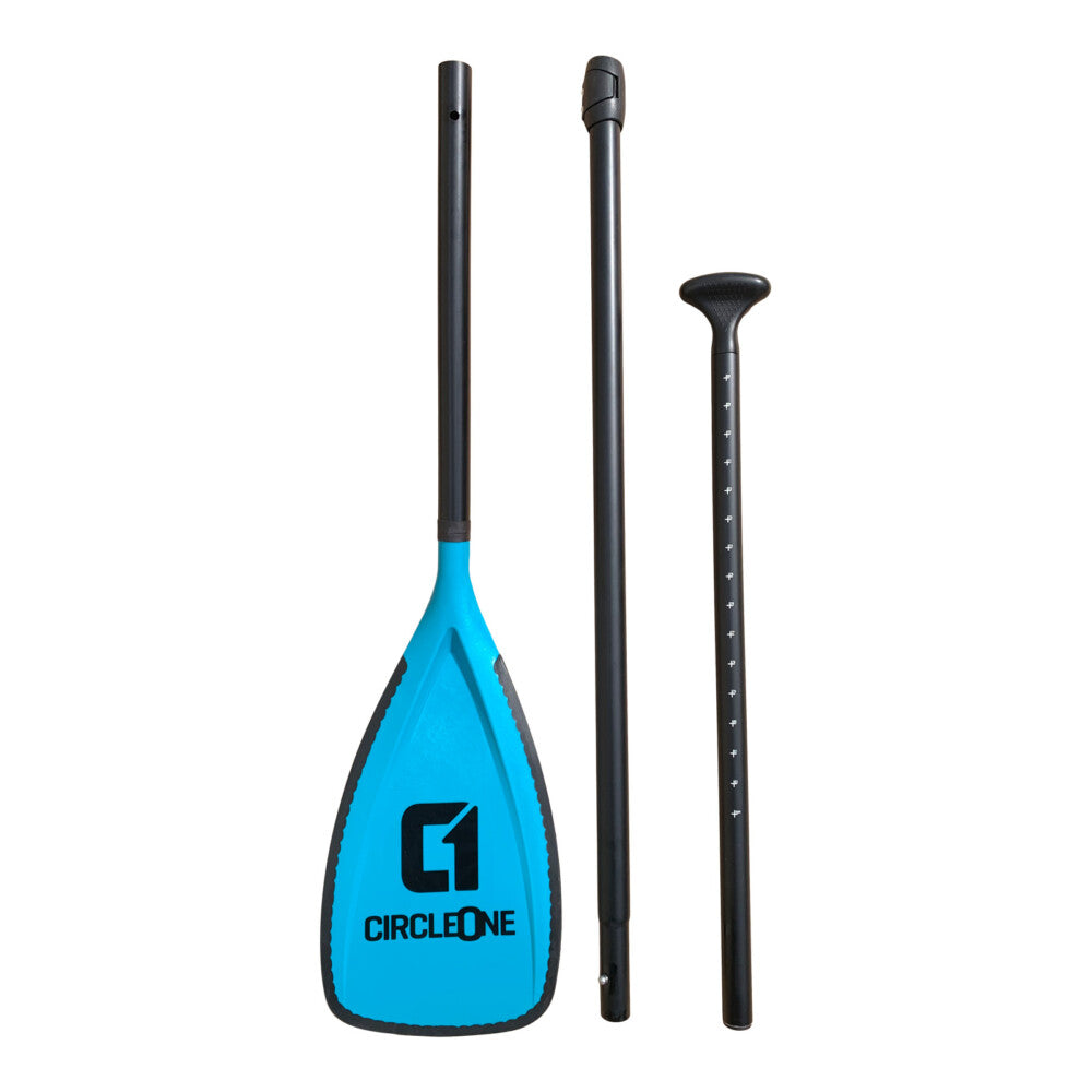 3-Piece Adjustable SUP Paddle – Alloy Shaft+Nylon Blade | Funky Town Shop