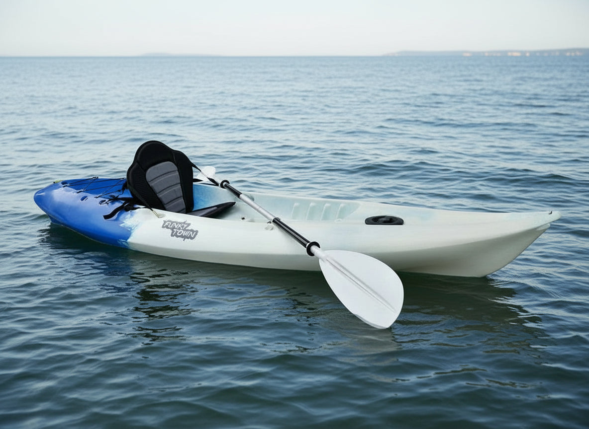 Single Sit On Top Kayak With Paddle – Funkytown Kayak & Surf Shop
