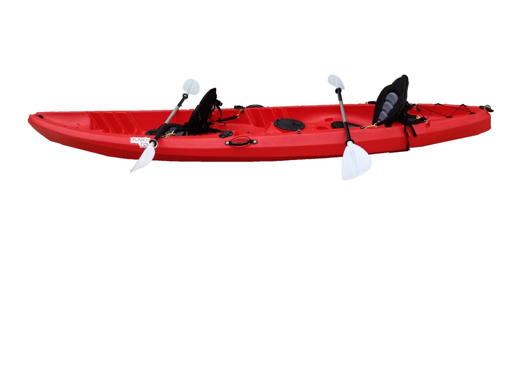 Freedom Kinship Sit-On-Top Triple Kayak | 3-Person Kayak | Funky Town Shop