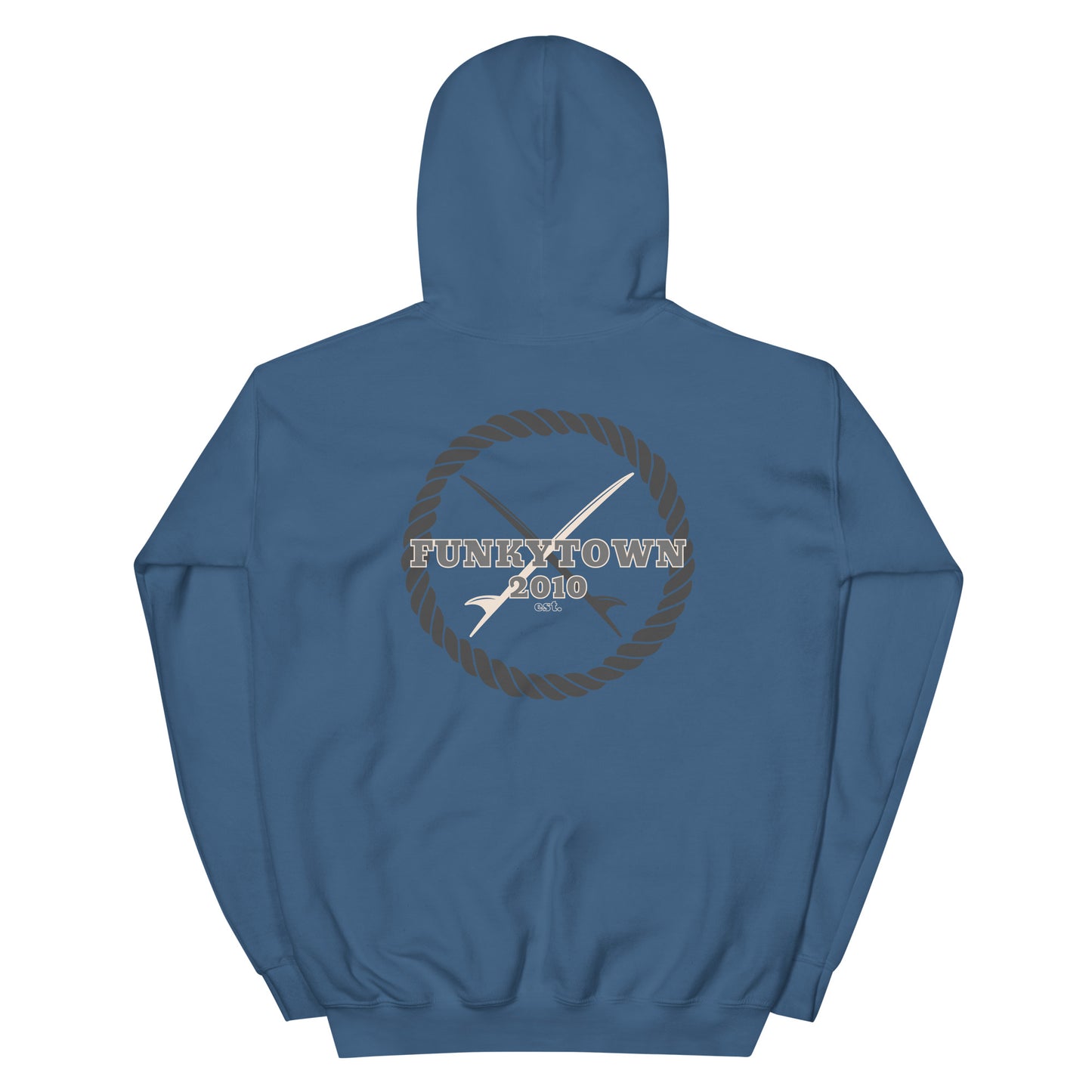 Funkytown est. 2010 Hoodie - Indigo Blue