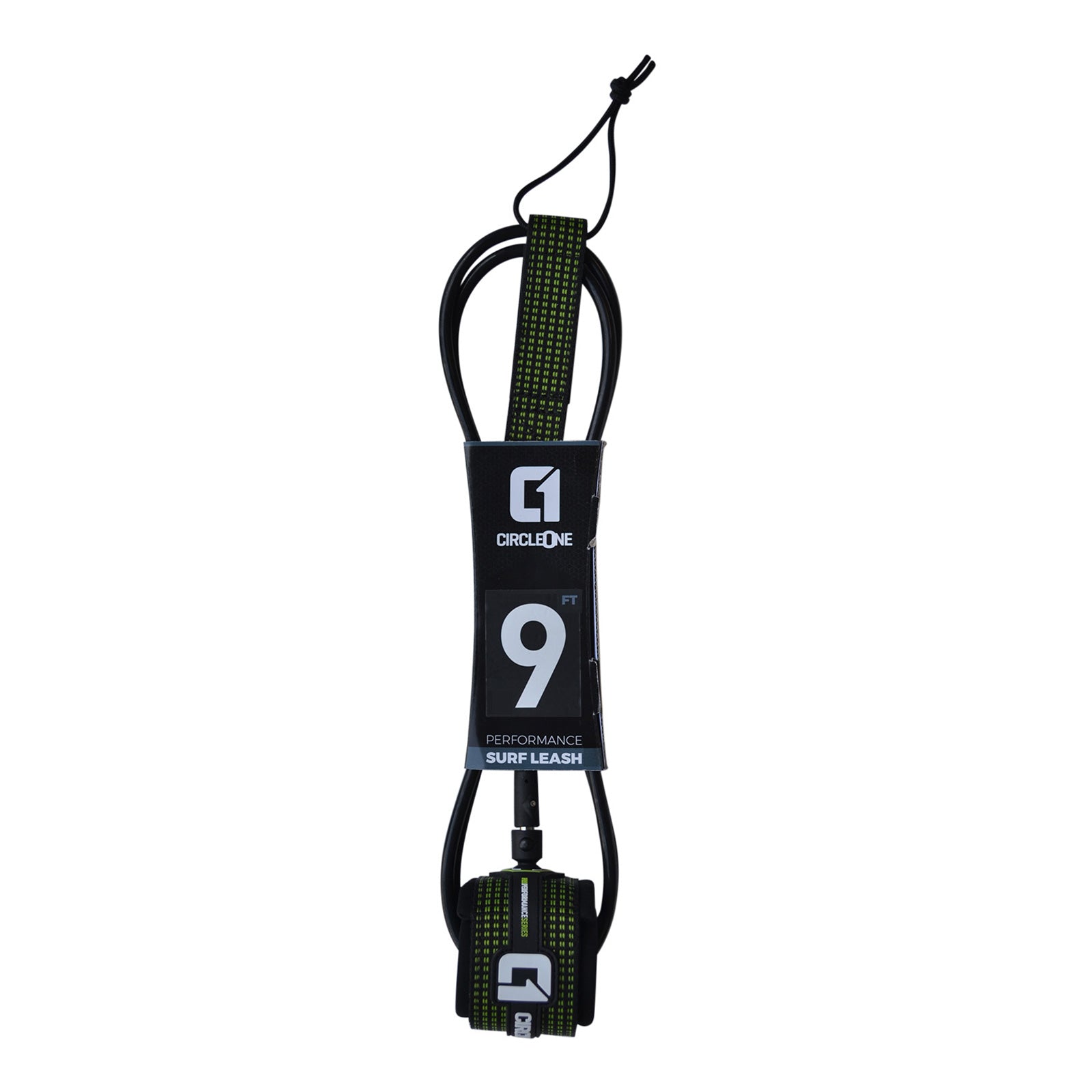 9ft Performance Surfboard Ankle Leash Black | Funky Town Shop