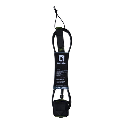 9ft Performance Surfboard Ankle Leash Black