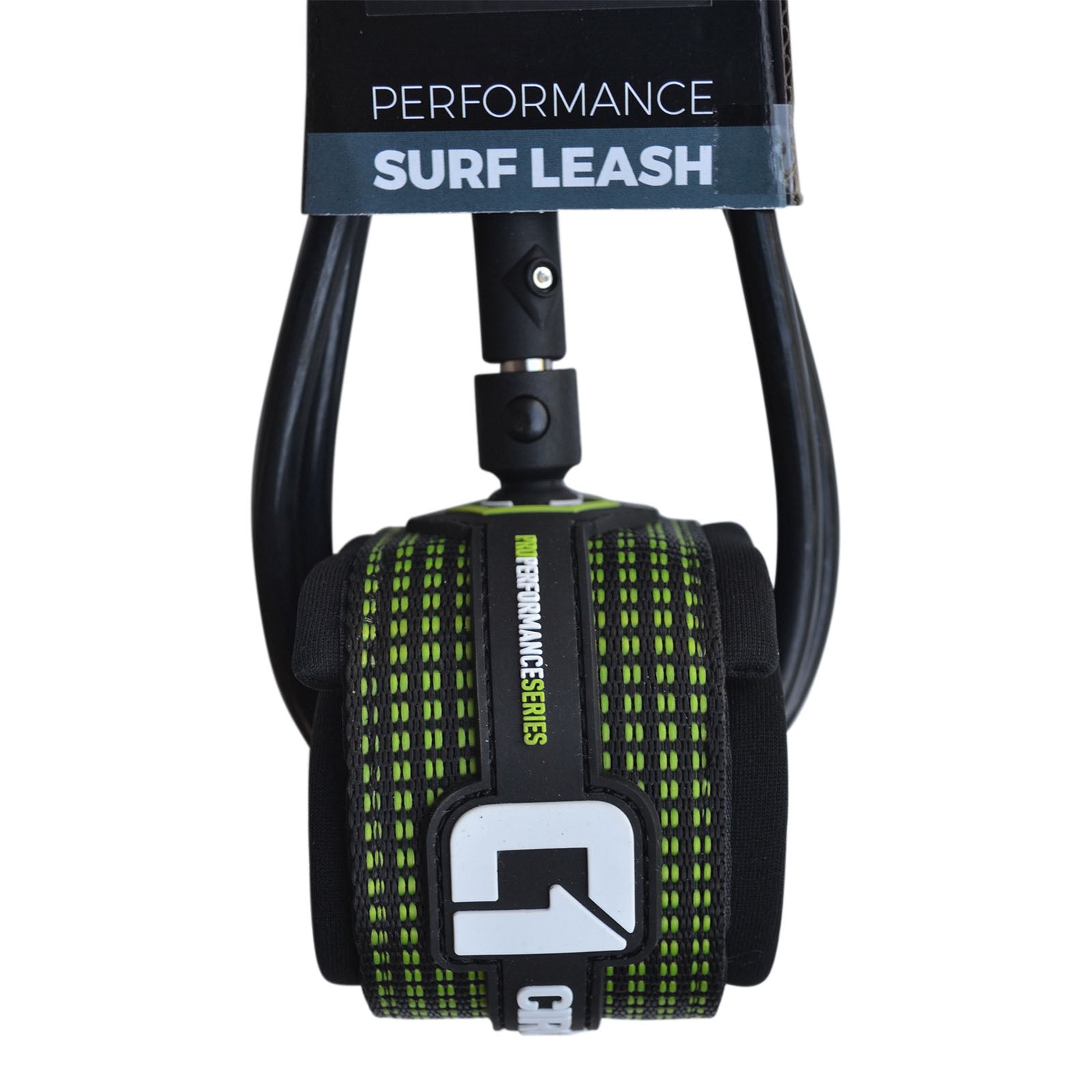 7ft Performance Surfboard Ankle Leash Black | Funky Town Shop