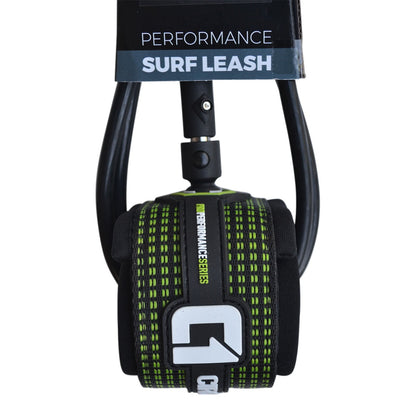 9ft Performance Surfboard Ankle Leash Black