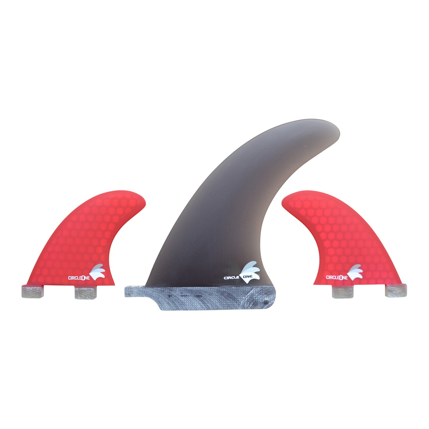 6inch Centre Fin – Smokey Fibreglass 6inch Centre Fin + 2 Honeycomb side fins (FCS compatible)