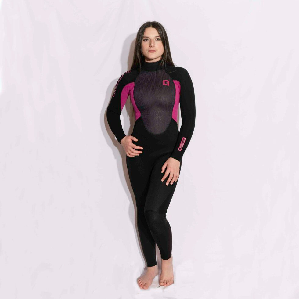 Womens Winter Wetsuit – Faze 5/4/3mm GBS Back Zip | Funky Town Shop