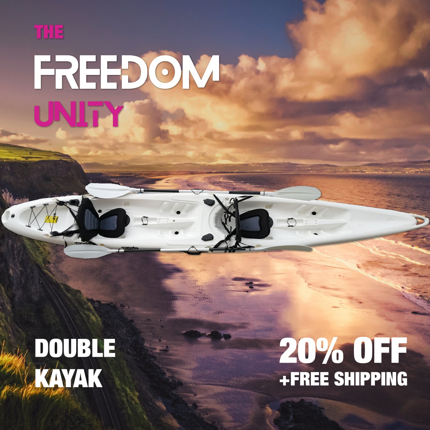 Freedom Unity Two-Person Kayak | Double Kayak