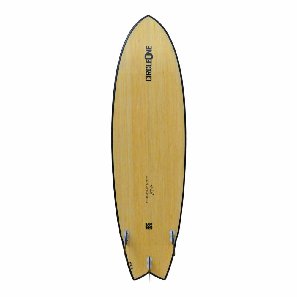 6′ 11″ Bamboo Wing Swallow Tail Surfboard