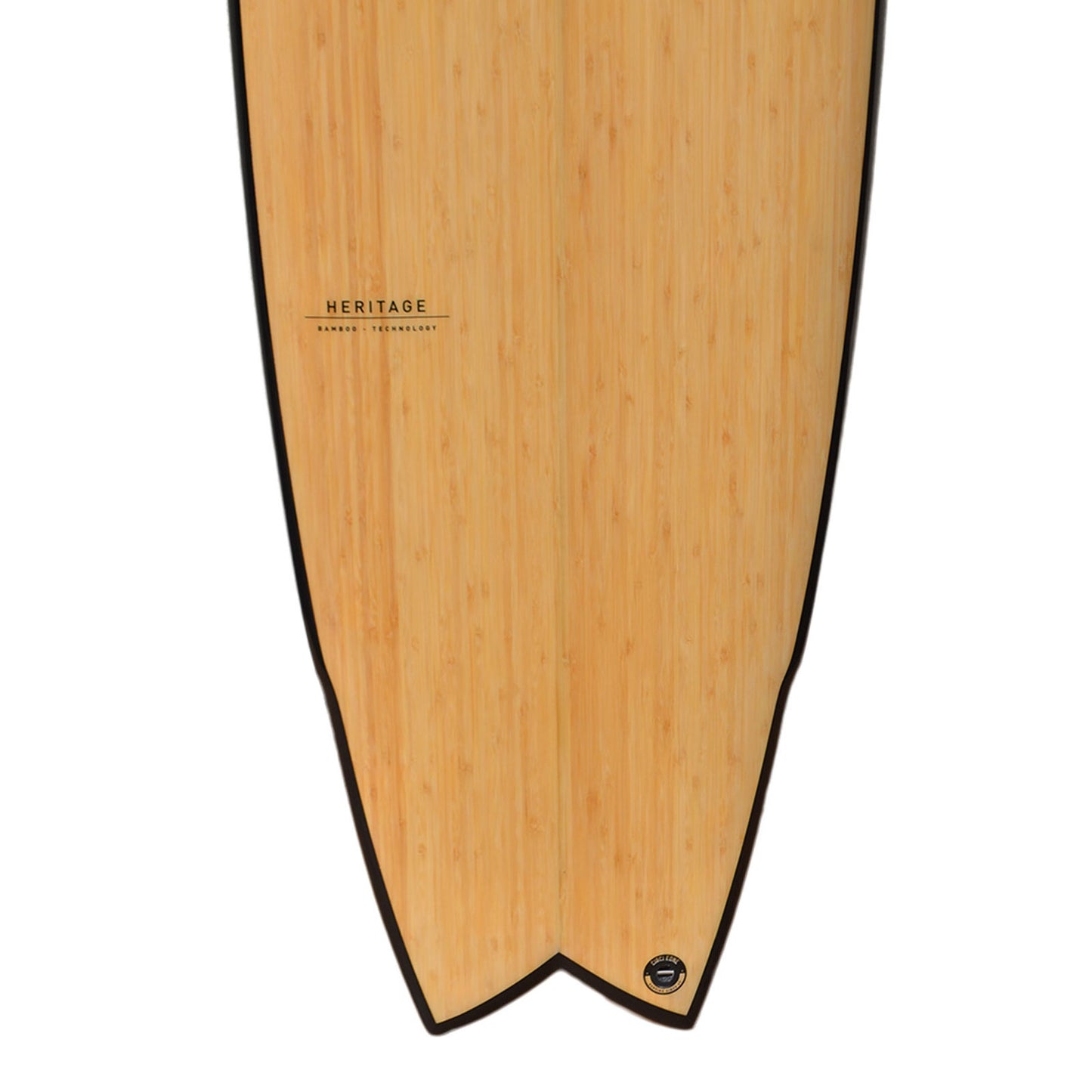 6′ 6″ Bamboo Wing Swallow Tail Surfboard Package – Includes Bag, Leash, Fins & Wax