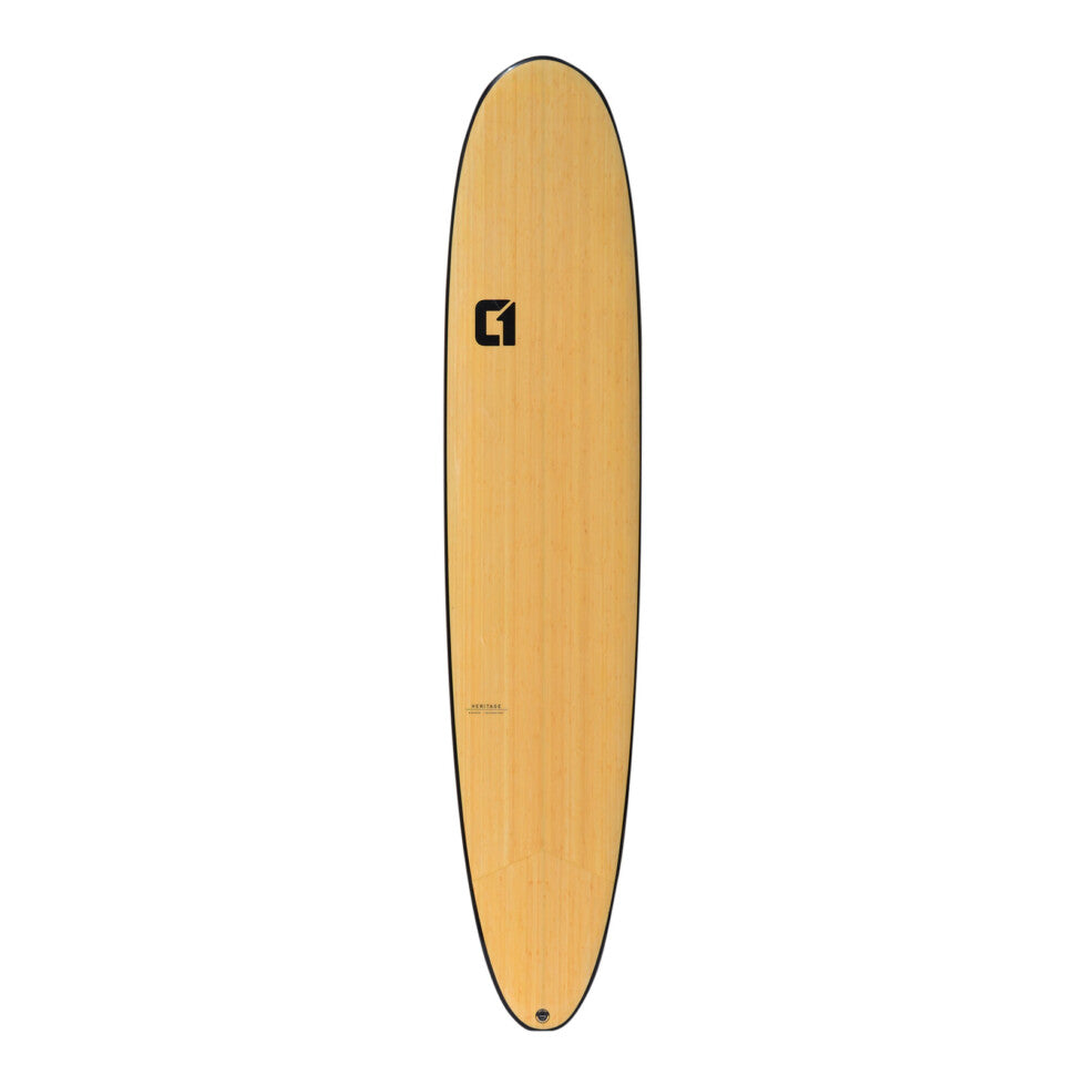 9′ Bamboo Pin Tail Longboard Surfboard