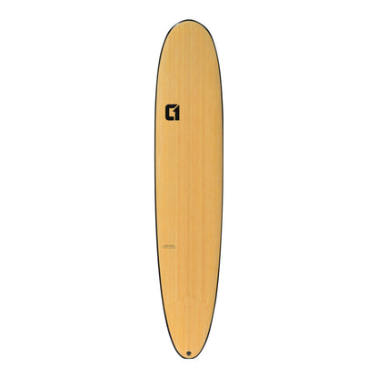 9′ Bamboo Pin Tail Longboard Surfboard | Funky Town Shop