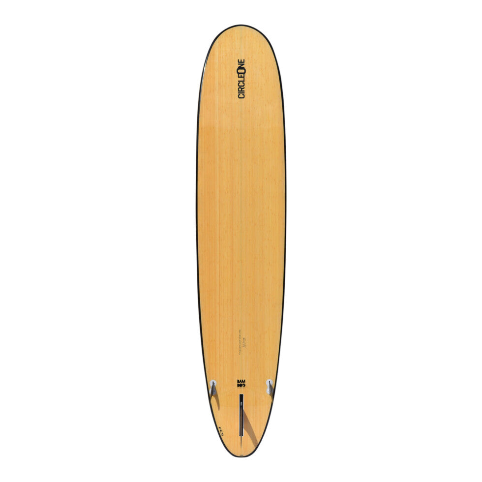 9′ Bamboo Pin Tail Longboard Surfboard | Funky Town Shop