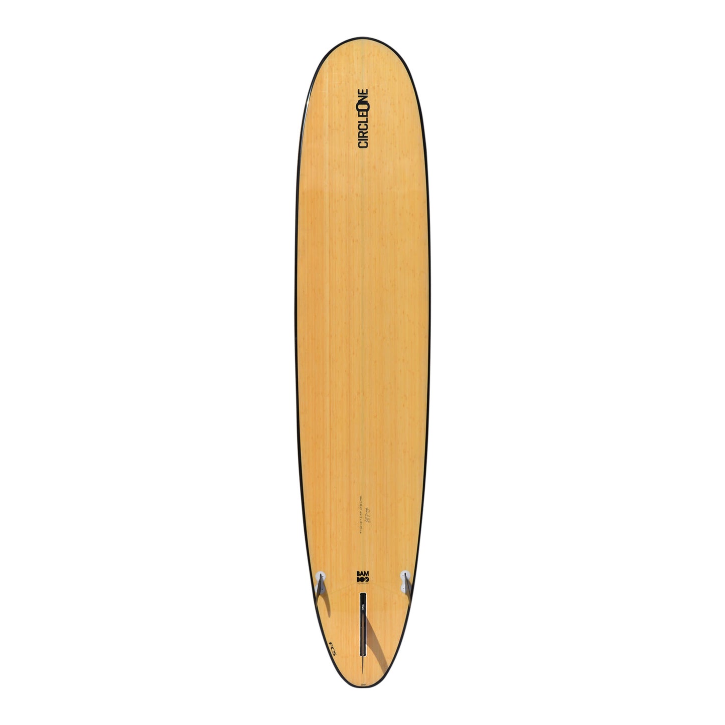 9′ Bamboo Pin Tail Longboard Surfboard – Includes Bag, Leash, Fins & Wax | Funky Town Shop