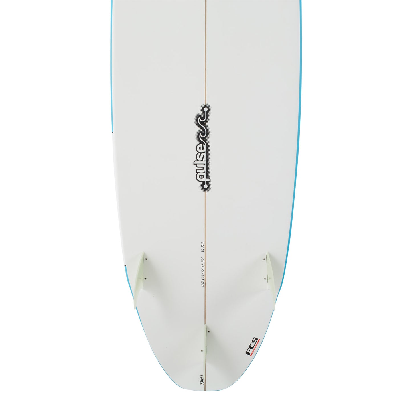 6ft 6inch Pulse Shortboard Surfboard by Australian Board Company Package – Includes Bag, Fins & Leash