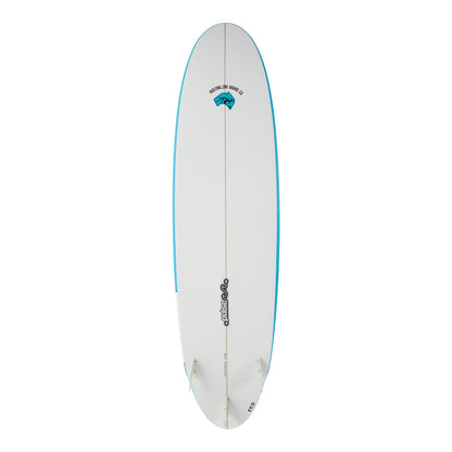 7ft Pulse Mini Mal Surfboard by Australian Board Company Package – Includes Bag, Fins & Leash