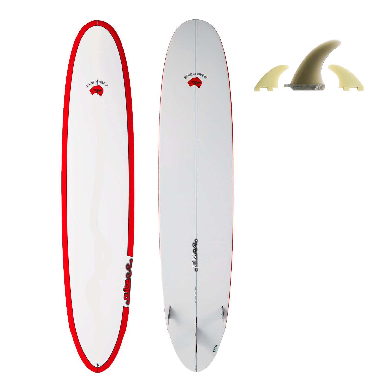 Longboard Surfboard – 9ft Pulse Epoxy Longboard Surfboard by Australian Board Company | Funky Town Shop 