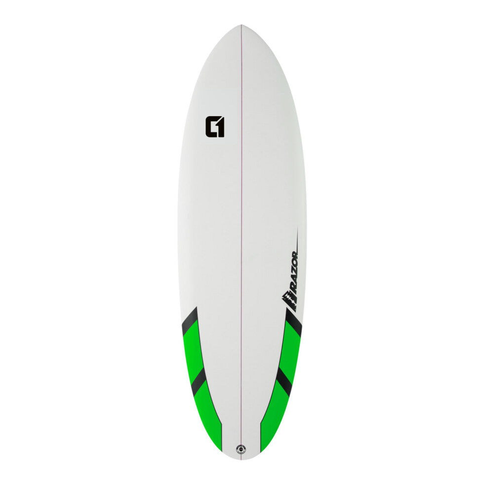 6ft Razor Round Tail Shortboard Surfboard – Matt Finish | Funky Town Shop