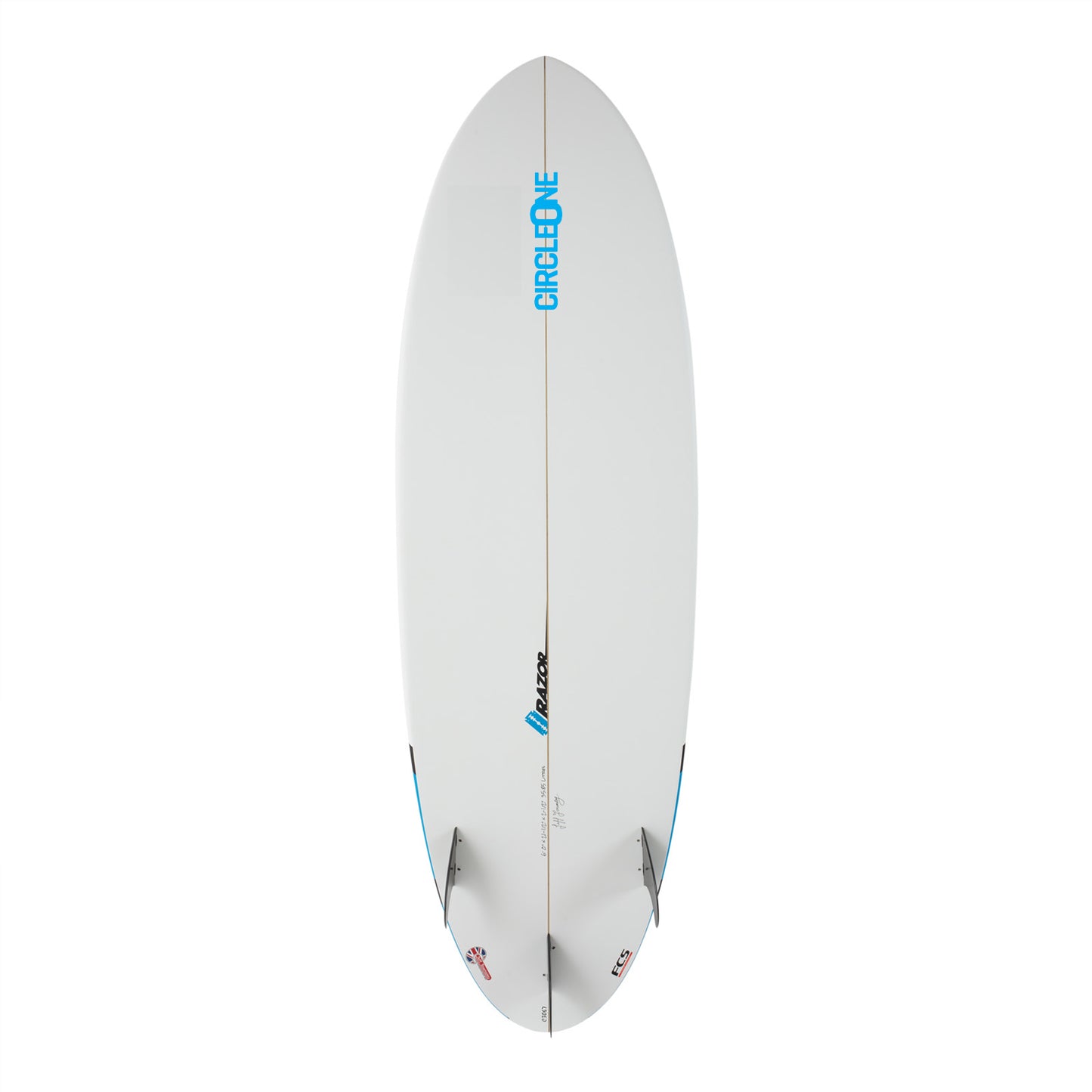 6ft Razor Surfboard Shortboard – Package Includes Bag, Fins, Wax & Leash