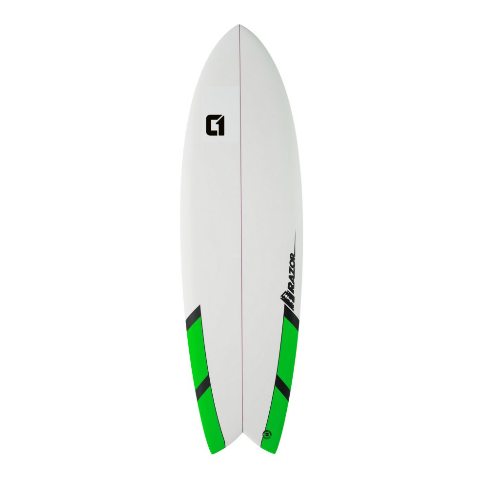 Fish Tail Surfboard – 6ft 3inch Razor Fish Tail Shortboard Surfboard