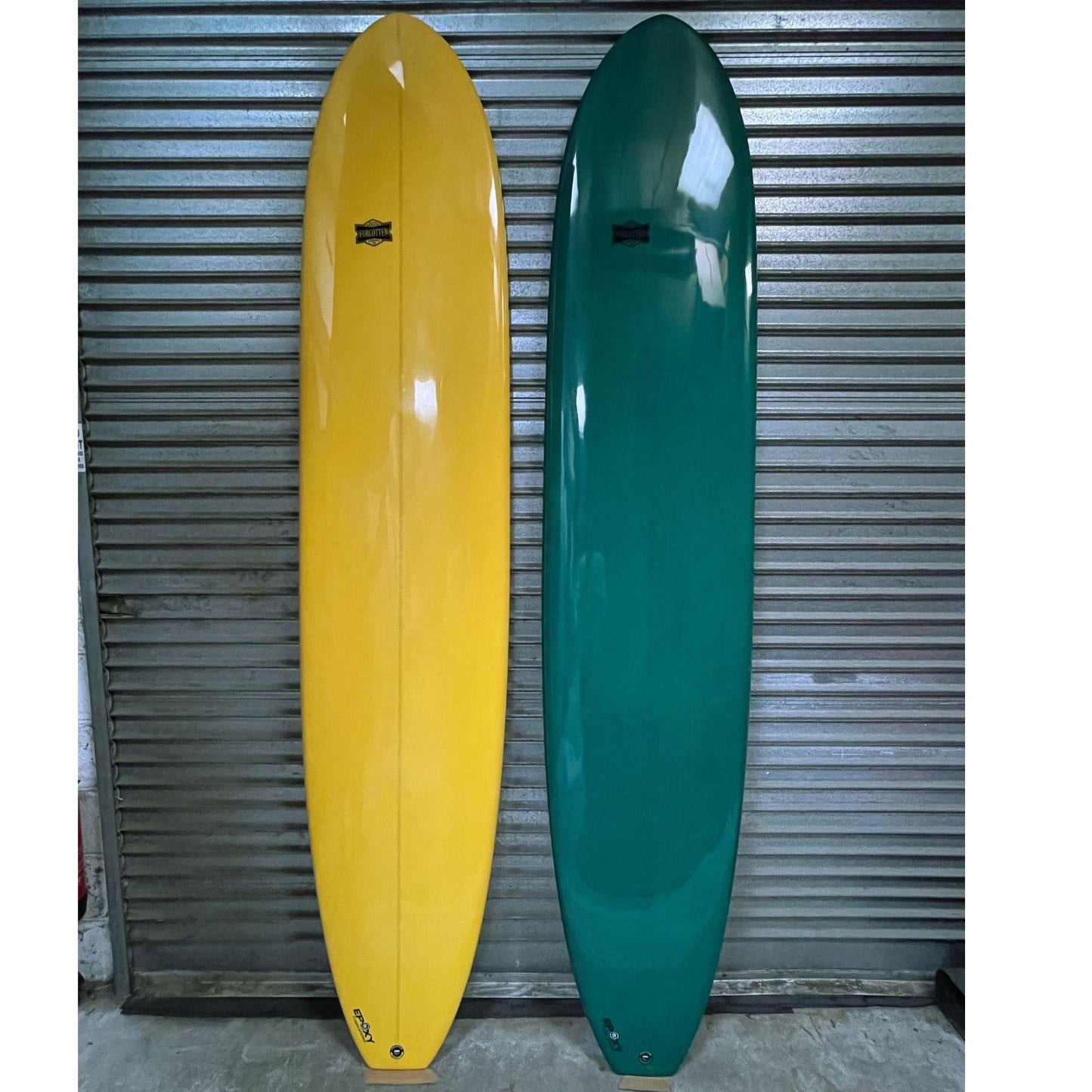 9ft 6inch ‘Forgotten’ Retro Classic Noserider Longboard Gloss Tint | Funky Town Shop