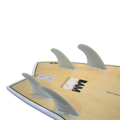 Surfboard Fins – Quad Fin Set (FCS Compatible M5+G-X Spec) | Funky Town Shop