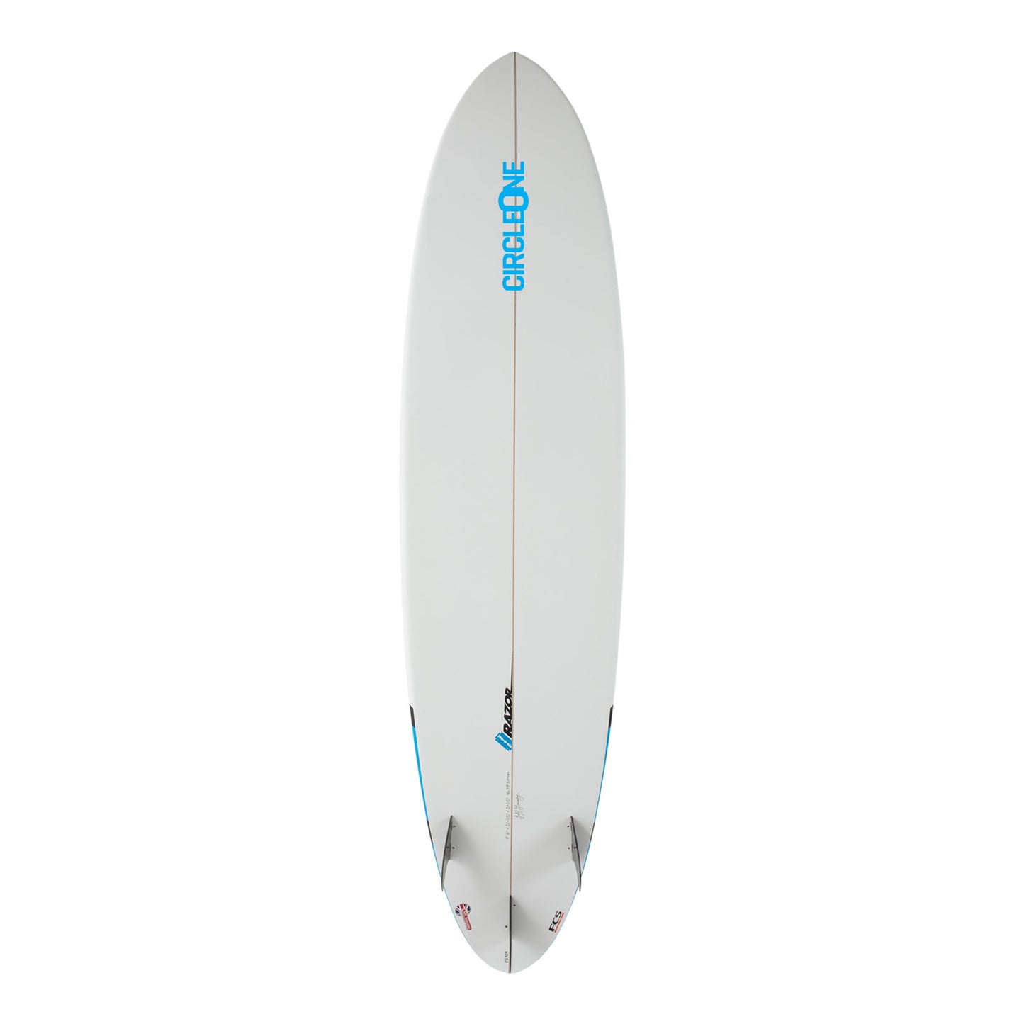 7ft 6 Razor Mini Mal Matt Finish Surfboard – Package Includes Bag, Fins, Wax & Leash