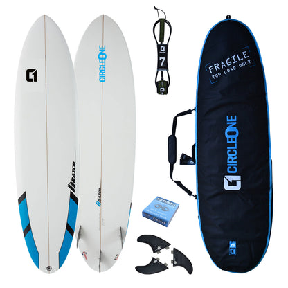 7ft Razor Mini Mal Matt Finish Surfboard – Package Includes Bag, Fins, Wax & Leash | Funky Town Shop