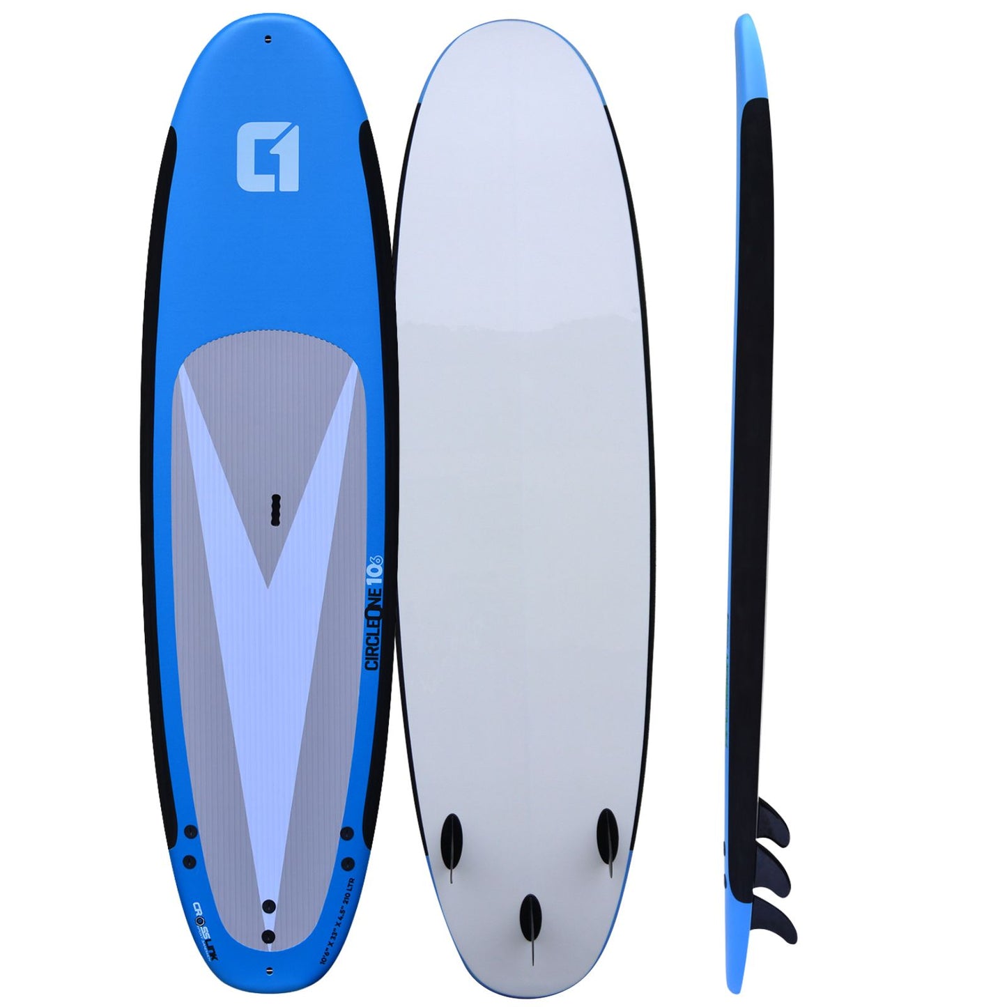 10′ 6″ Soft-Top Stand Up Paddle Board | Funky Town Shop