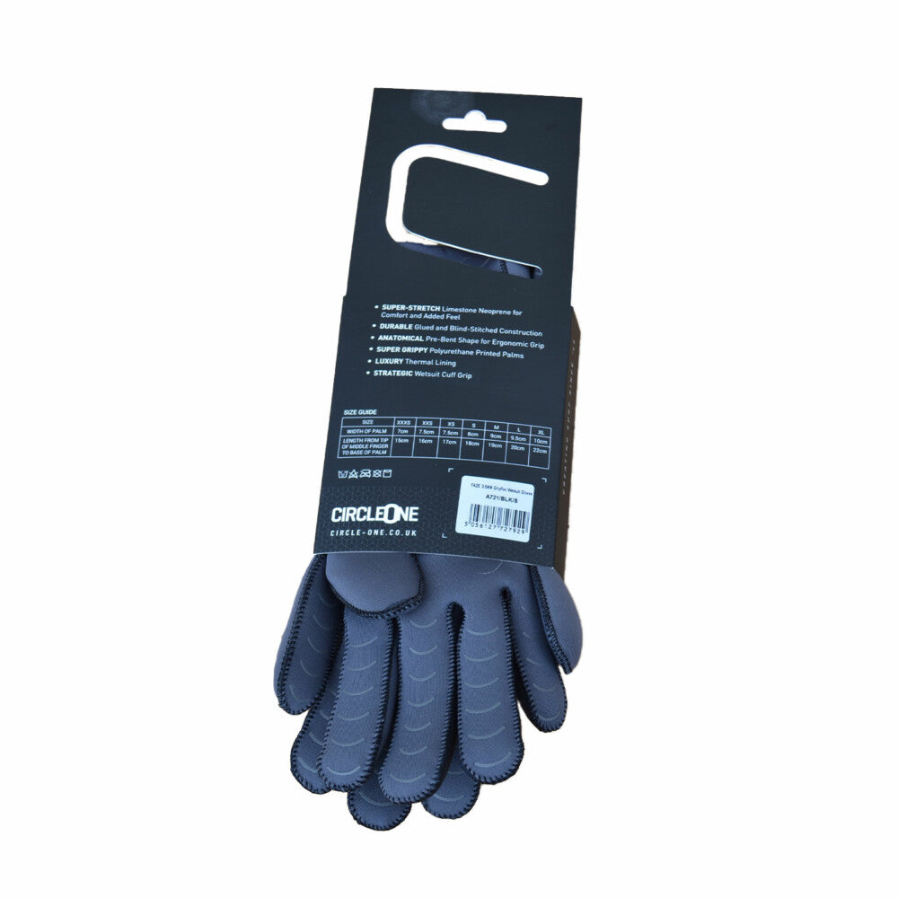 3mm Adult Faze Wetsuit Glove with Gripflex | Funky Town Shop