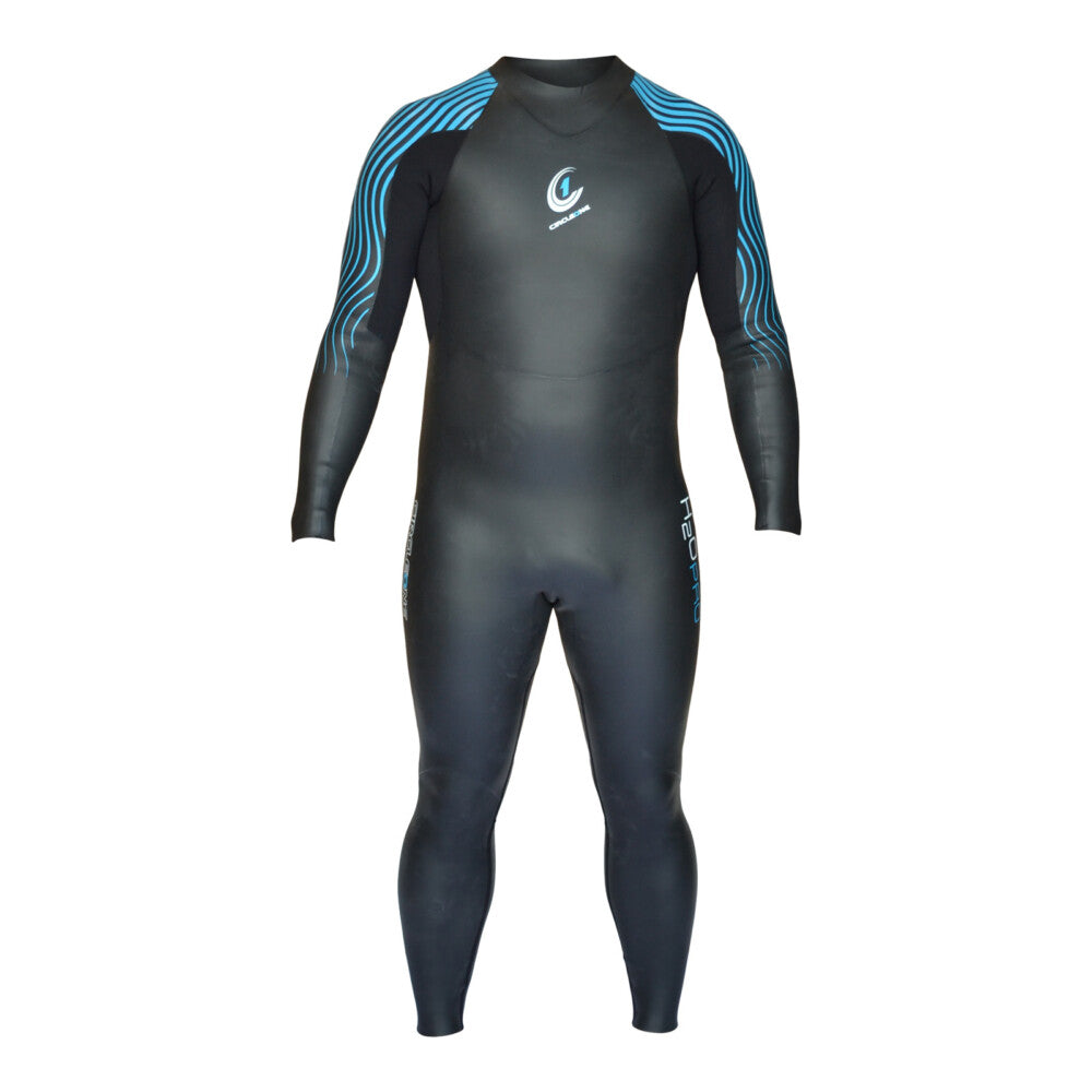 H2o Pro Mens 3/2mm Flatlock + Gbs Open Water / Triathlon Swimming Wetsuit | Funky Town Shop