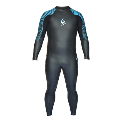 H2O PRO Mens 3/2mm Flatlock + GBS Open Water / Triathlon Swimming Wetsuit