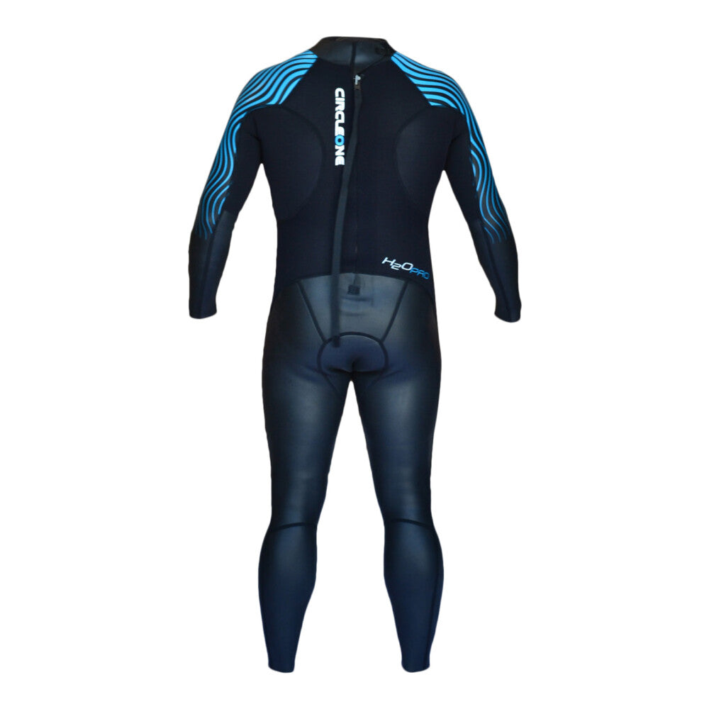 H2o Pro Mens 3/2mm Flatlock + Gbs Open Water / Triathlon Swimming Wetsuit | Funky Town Shop