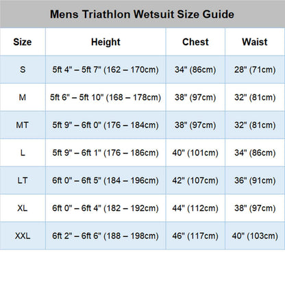 H2o Pro Mens 3/2mm Flatlock + Gbs Open Water / Triathlon Swimming Wetsuit | Funky Town Shop