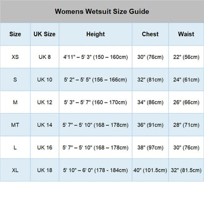 H2o Pro Womens 3/2mm Flatlock + Gbs Open Water / Triathlon Swimming Wetsuit | Funky Town Shop