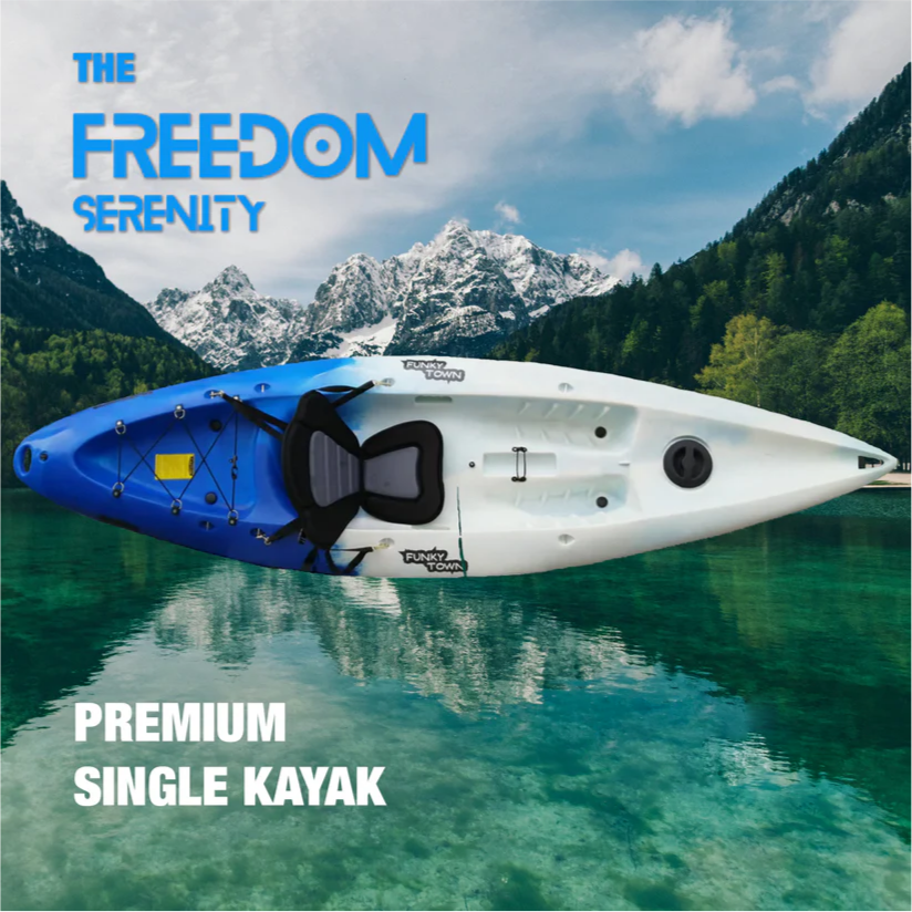 Freedom Serenity Single Kayak | Single Sit On Top Kayak | Funky Town Shop