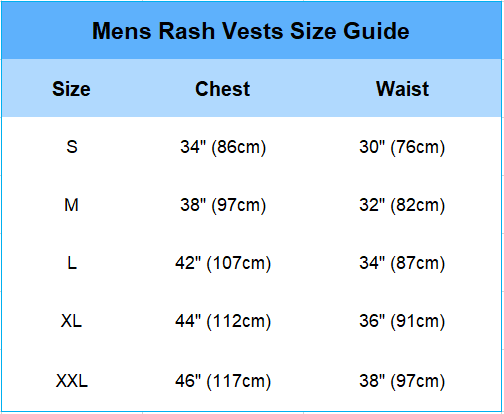 Mens Rash Vest – Lycra Short Sleeve