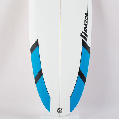 7ft 6 Razor Mini Mal Matt Finish Surfboard – Package Includes Bag, Fins, Wax & Leash